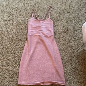 Selling this cute sparkly pink dress.